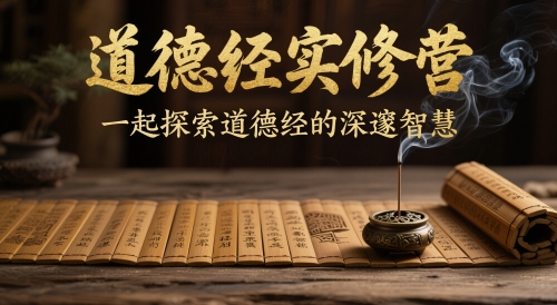 道德经实修营，一起探索道德经的深邃智慧-浩文网创